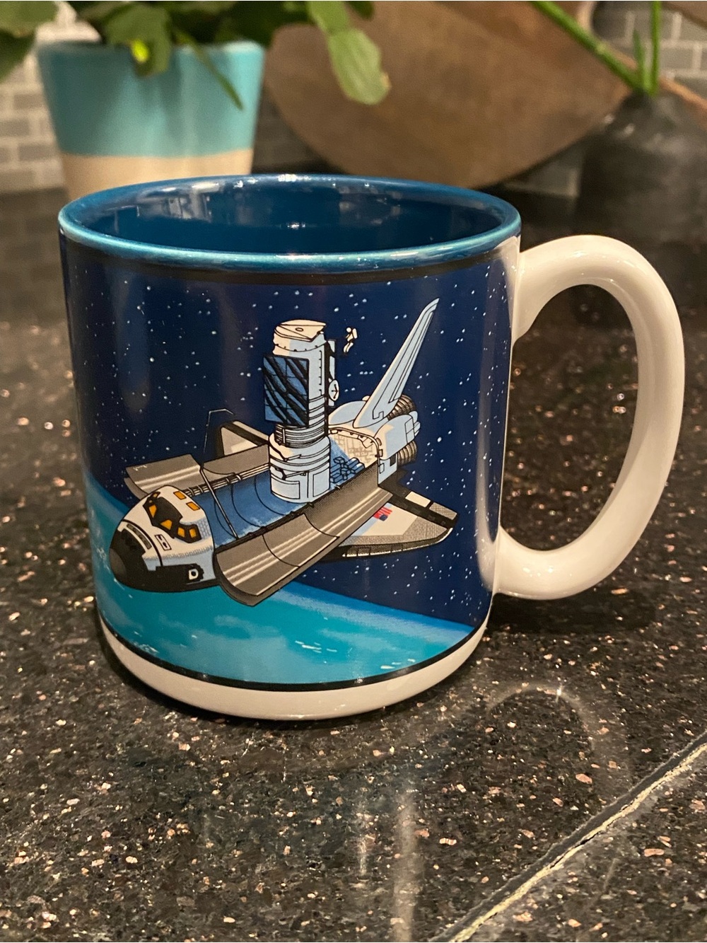 Vintage 1988 Smithsonian Institution Space Shuttle Columbia Mug